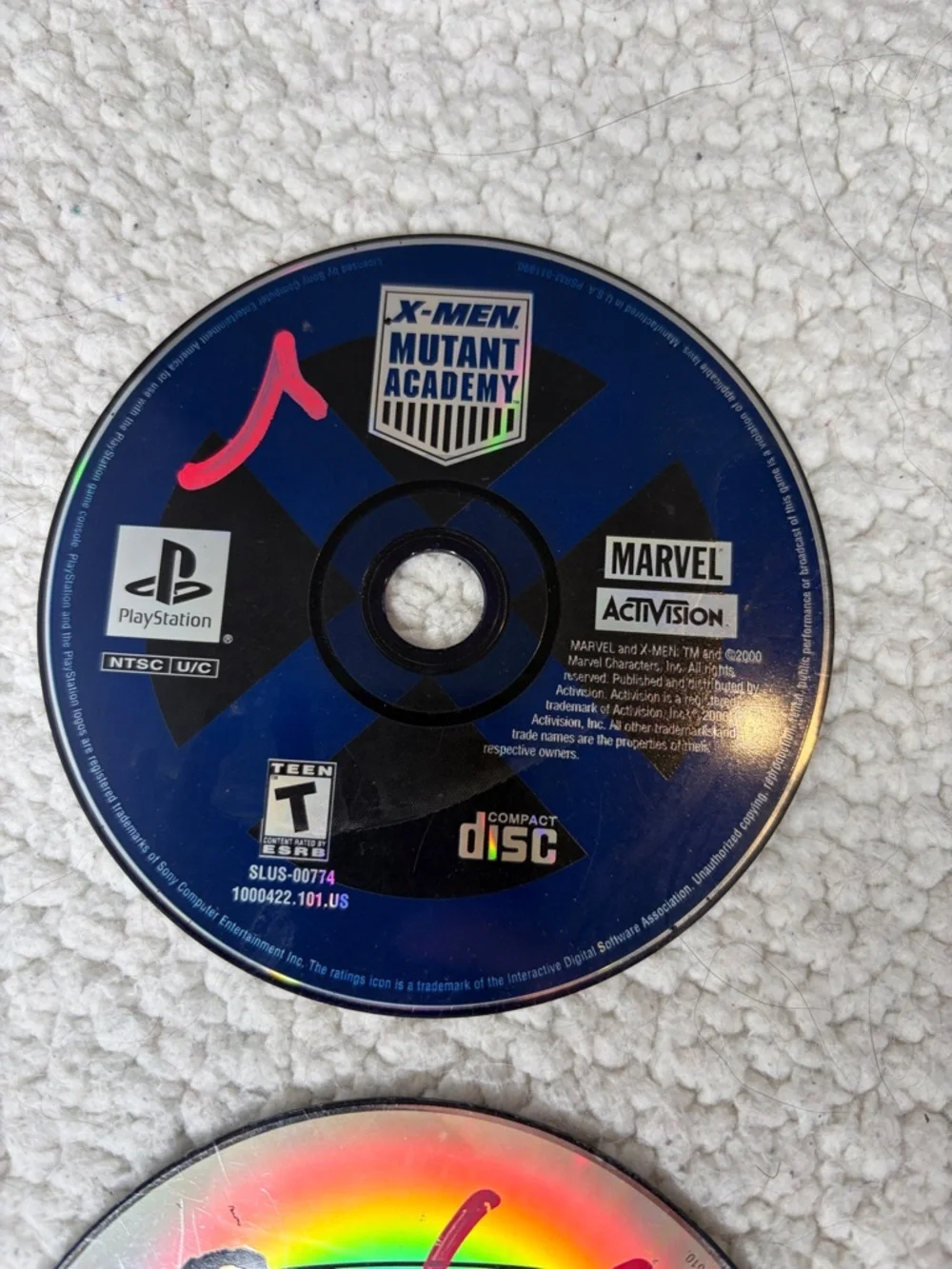 Set Of 4 Sony PlayStation Game Discs, NO BOX